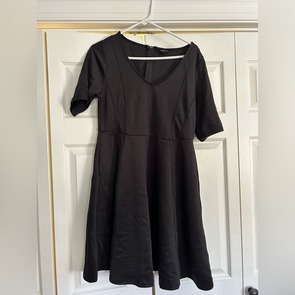 Used Torrid 3/4 sleeve black dress size 0